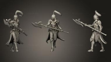 Military figurines Knight05 3d model